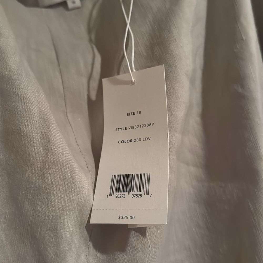 Vince Crop Wide Leg Linen Pants size 18 - Picture 3 of 8